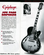 Epiphone Joe Pass Emperor 1991 Catalog